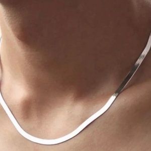 ⭐️9.25 Sterling silver flat chain ⭐️